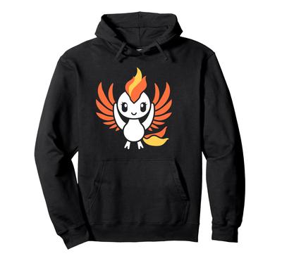 Humor Fênix Animais Simples Pássaro de Fogo Fênix Moletom