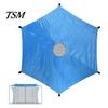 UV Protection Trampoline Cover 6/8/10/12/14-Foot Sunshade Resistant Waterproof Oxford Cloth Universal Outdoor Shade 6 Poles Canopy Sun Rainproof Tent