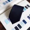 Milano Alpha Kyoto Tango Made in Japan with Stylish Solid Navy Perfect Gift for Job Necktie, 100% Silk, Men's Blue, jpmj-01, Father's Day, Hunting,