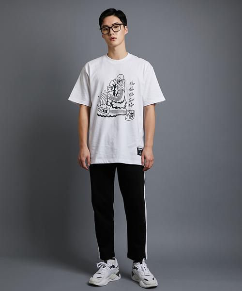 CONCEPTUAL [Conceptual X Genial] Mania 1 Short Sleeve T-Shirt_White