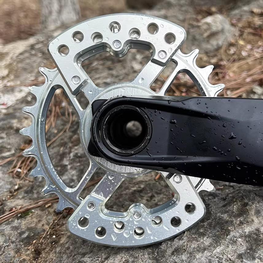 Plateau Ovale De Vélo 32T, 34T, 36T, VTT Décalé, 6 Mm, Pignons GXP Pour Pedalier A Montage Direct 89101112 Vitesses Xx1 X9 Xo X01 Nx Xx Gx Noir 32t