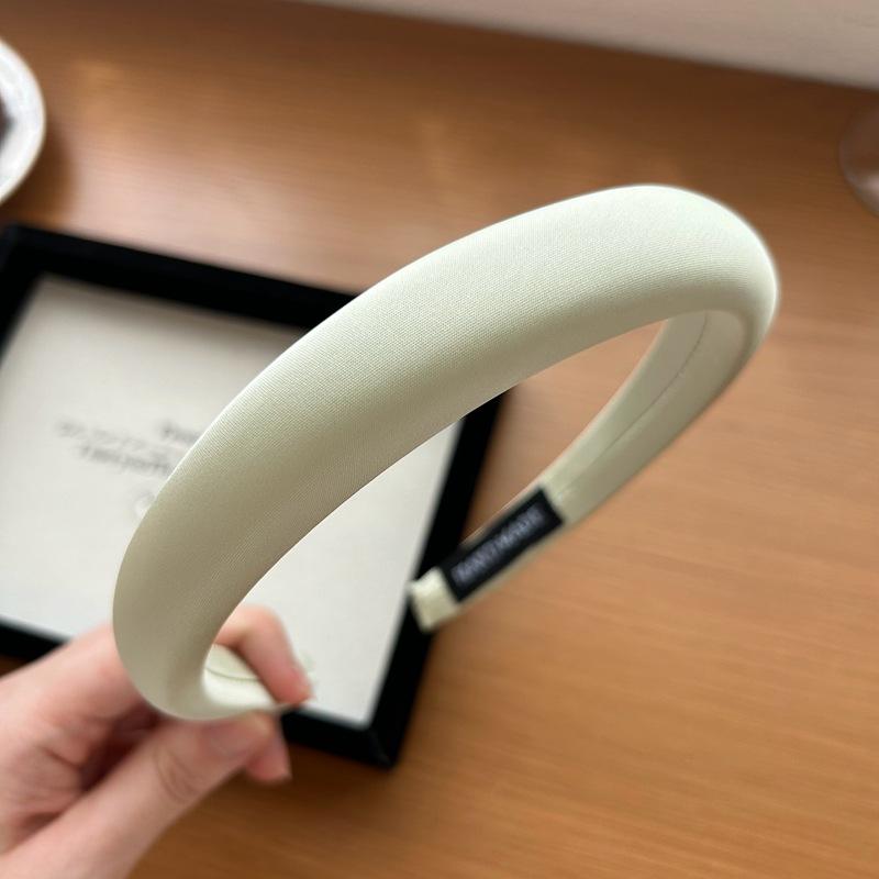 Korea Solid Color Headbands For Women White Hairband Adults Sponge Head Bands Girls Black Hair Hoop Jewley Accessories