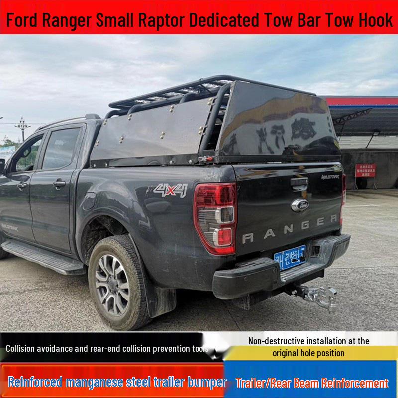 Ford Ranger Pickup Trailer Hitch Tow Hook & Bracket for Raptor Modification