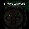 Luxusní hodinky pro muže Chronograf Vodotěsné Luminous Date Man náramkové hodinky Nerezové pánské hodinky Quartz Clock