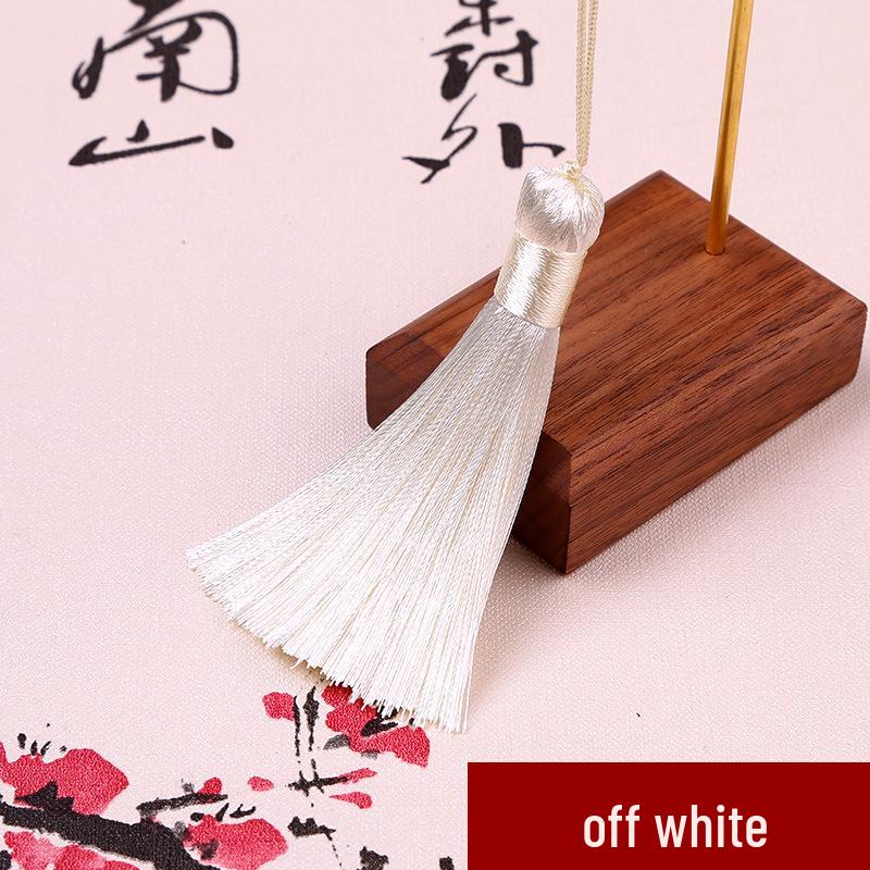 8cm Short Tassel Pendant USB Drive - 32 Colors Ice Silk Bookmark
