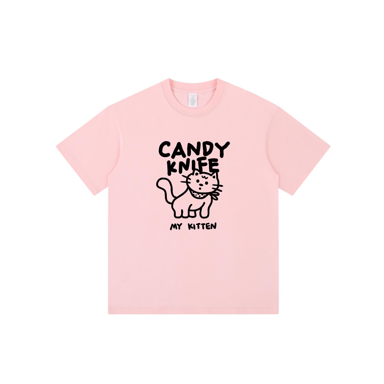 

Unisex American Hong Kong Style Cotton Tee - Chic Straight Shoulder, Short Sleeve, Trendy Niche Design for Summer. 3XL