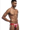 Men's Breathable Color Block Combed Cotton Low-rise Underwear