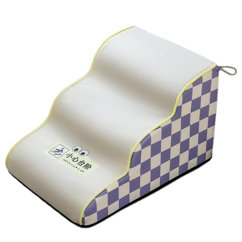 Korean Version Dog Removable and Washable Three-layer Thickened Classic Plaid No-washing Waterproof Pet Stairs Elderly Dog on Sofa