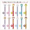 Skater Mascot Chopsticks and Chopstick Rest Set, Wooden Chopsticks 21cm, Sanrio Kuromi, Go, AND45AH-