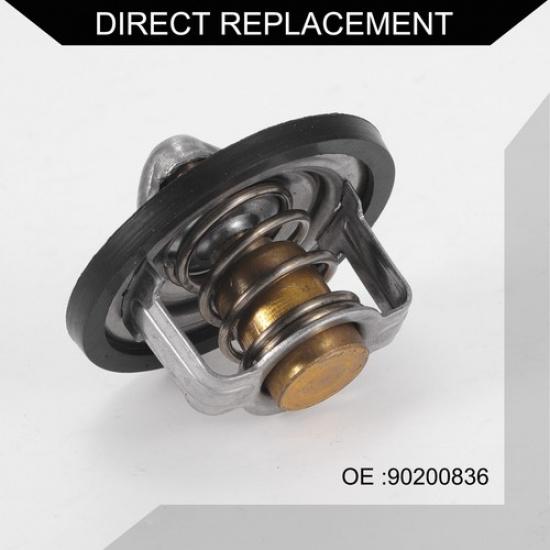 Engine Coolant Thermostat for Opel Ascona 1981-1988 No90200836 1 Pc Silver