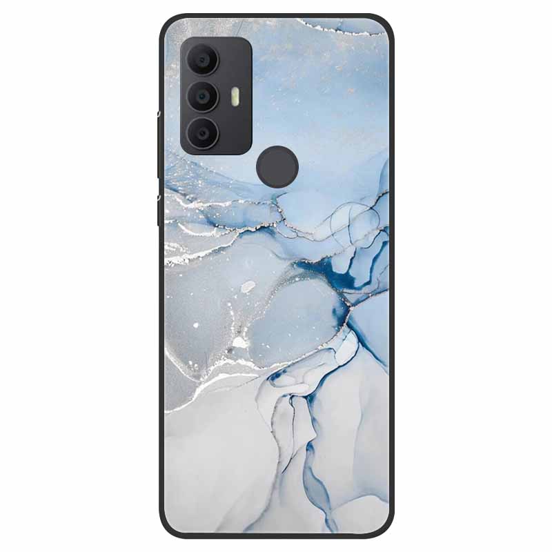For TCL 30 SE Case Silicone Starry Space TPU Soft Back Cases For TCL 305 Cover Marble Painted for TCL 30SE TCL305 Fashion Bags