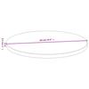 VidaXL Dessus de table Ø60x2,5 cm bambou 352681