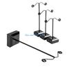 HX6F 3Pcs Earrings Shelf Fashion Stand Holder Jewelry Display Rack Acrylic