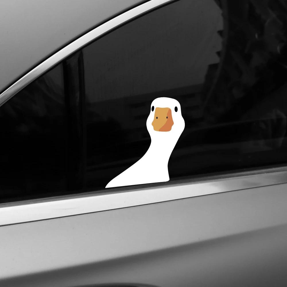 Cartoon Goose Game Creative Car Stickers Auto Whole Body Waterproof Styling Vinyl Film Color Decal Auto Exterior Accessories