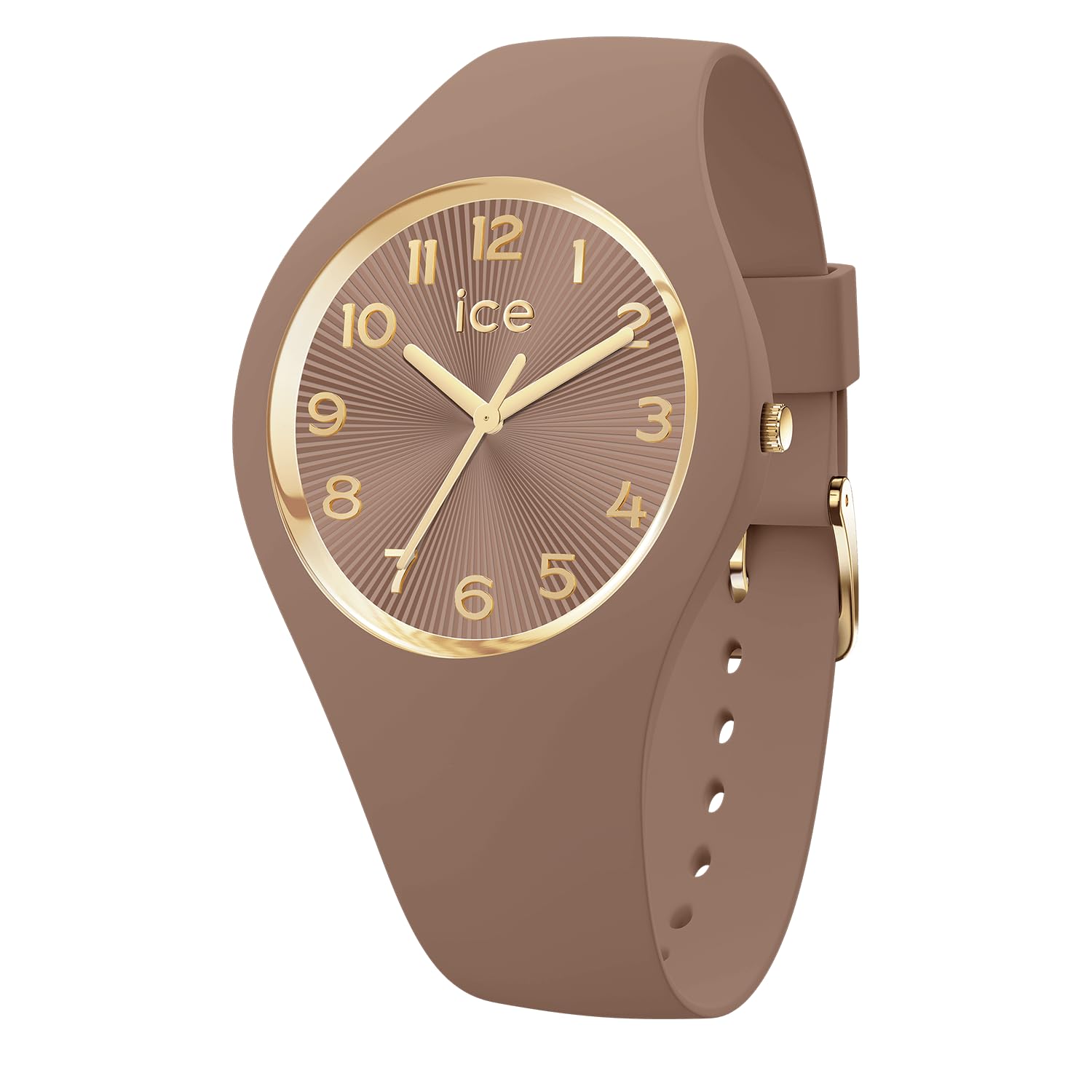 

Watch Mocha 37mm 025252 Authorized Retailer Silicone Waterproof Ice-watch Women s [ICE Champagne] 3-Hand