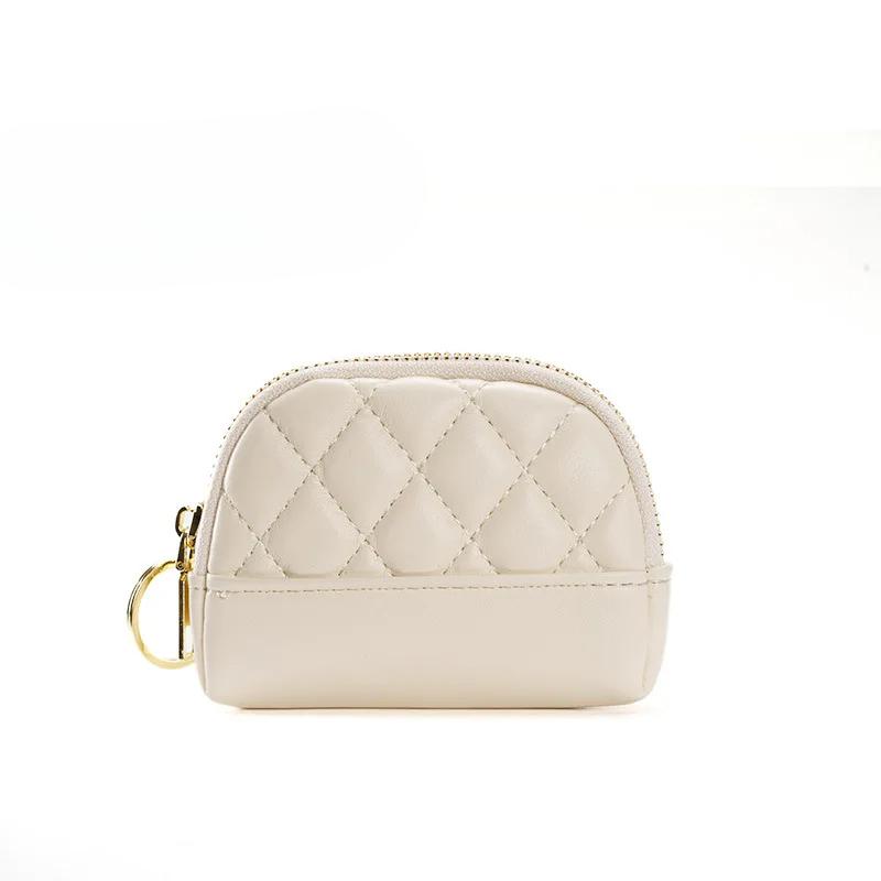 Przenośna PU Skórzana Portmonetka w Stylu Saszetki na Zamek Błyskawiczny Mini Torba do Przechowywania Etui na Karty Miękka Słodka Portfel Zero Torba na Słuchawki