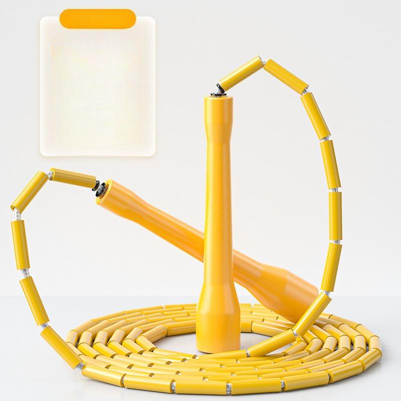 Smooth Surface Hard Bead Jump Rope for Sports Training and Freestyle Competition