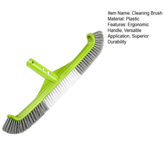 Kartáč na čištění bazénu Teleskopická dlouhá rukojeť Tvrdé štětiny Všestranný kartáč na bazén Snadná instalace Čisticí nástroj