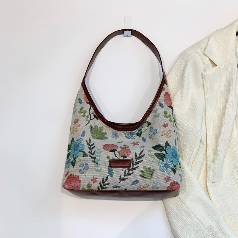 One-shoulder Handbag for Women's Popular Casual New Large Capacity Korean Version Commuting Casual Simple Tote Bag for Women