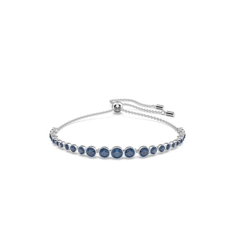 Swarovski [Authentic Product from Headquarters/shopping Bag Included] Emily Blue Rhodium Bracelet 5663394