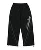 GAKKAI UNIONS Rising Sweat String Line Pants Black