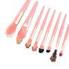 8-Piece Makeup Brush Set: Complete Beauty Tool Kit for Beginners - Includes Eyeshadow & Powder Brushes with Storage