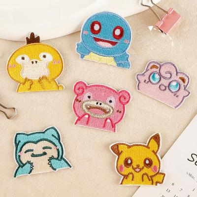 Zelfklevende Cartoon Dieren Borduurstickers voor Kleding & DIY Projecten