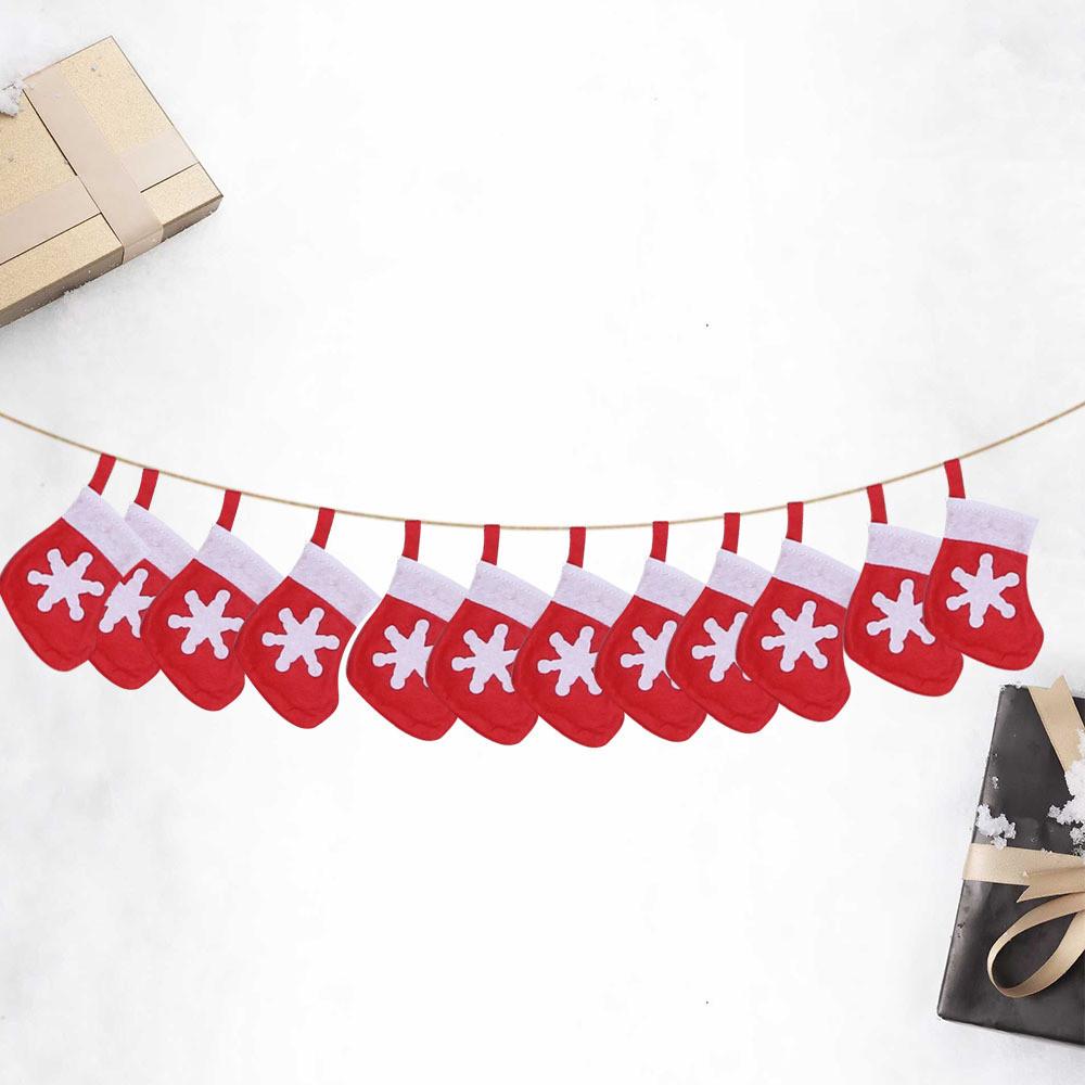 

Christmas Delightful Red Stocking Hanging Decoration For Cheerful Gatherings Holiday