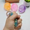 Kids Anti-Stress Soft Tpr Slow Rebound Sequins Pinch Toy Elastic Squeezing Colored Animal Stress Relief Maltose Decompression