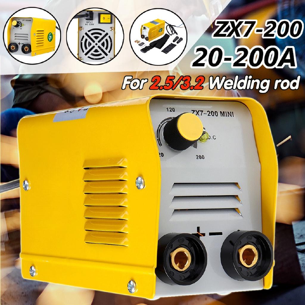220V ZX7-200 Portable Mini Electric Arc Force Welding Machine With Insulated Electrode Inverter Welders