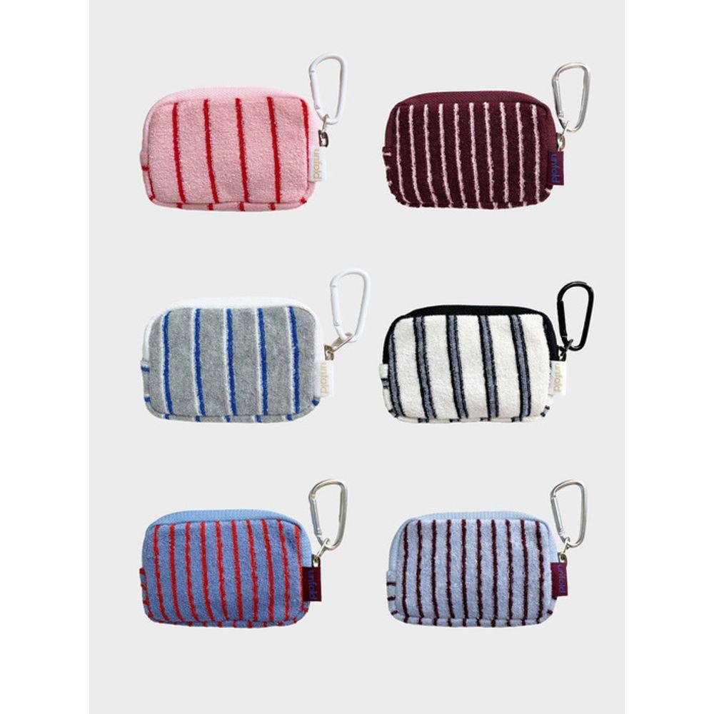 unfold Terry card case Keyring(24colors)
