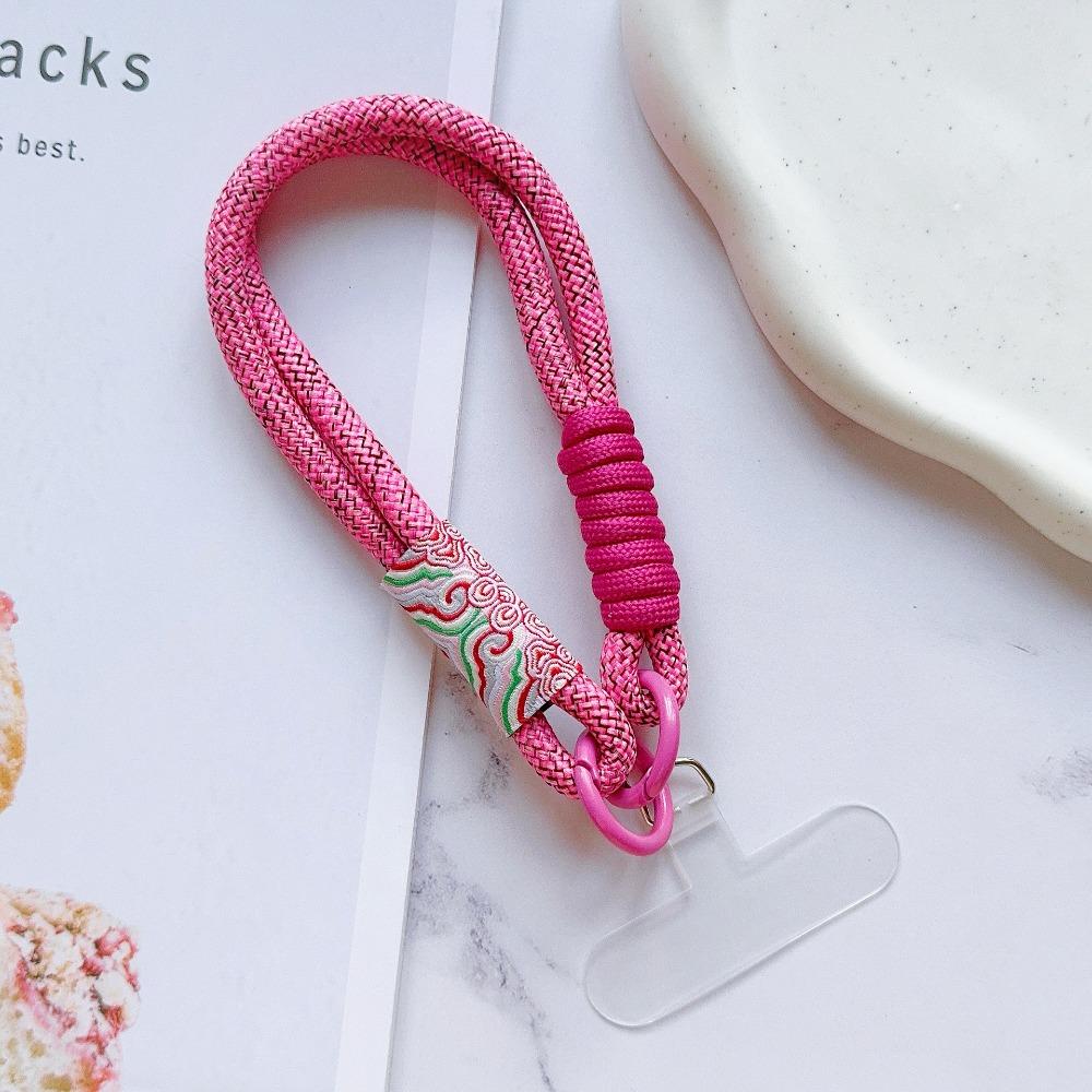 Handwoven Mobile Phone Lanyard Braided Phone Wrist Straps Universal Anti-lost Rope