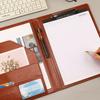 A4 Legal the Folio Docuemtn Organizer Personalised Blank File Folder Ring Binder Business Sublimation Portfolio with Notepad