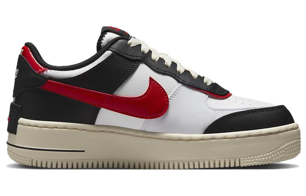 Nike Air Force 1 Low Shadow Summit White University Red Black Women's DR7883-102