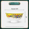 ZISIZ Double Dragon Ceramic High-Foot Bowl Set