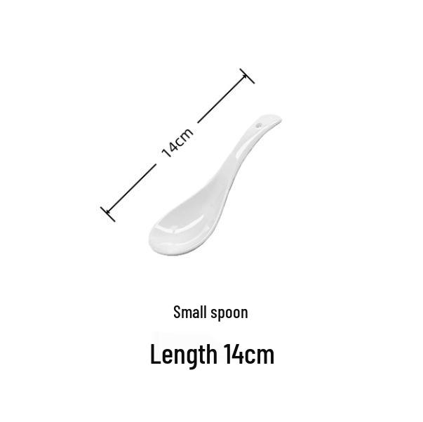 Pure White Ceramic Tableware Set - Plates & Bowls for Home or Hotel