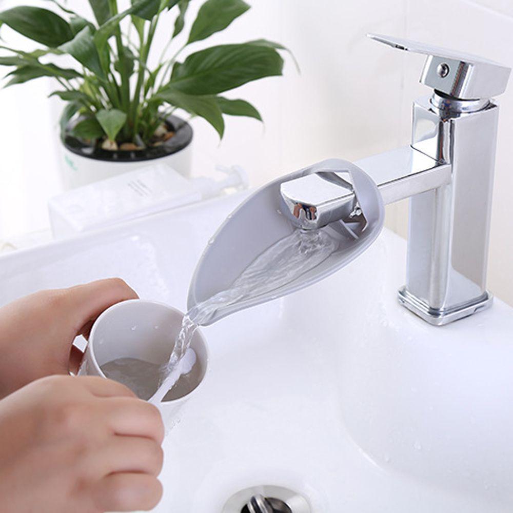 Water-saving Extension Lovely Faucets Water Nozzle Guide Vane Faucet Extender Tap Filter Children Rubber Kitchen Bathroom Tools