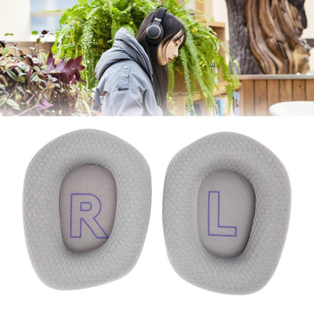 2PCS Comfortable Noise Isolation Earcups for Logitech G733 Headphones Comfort Enhancement