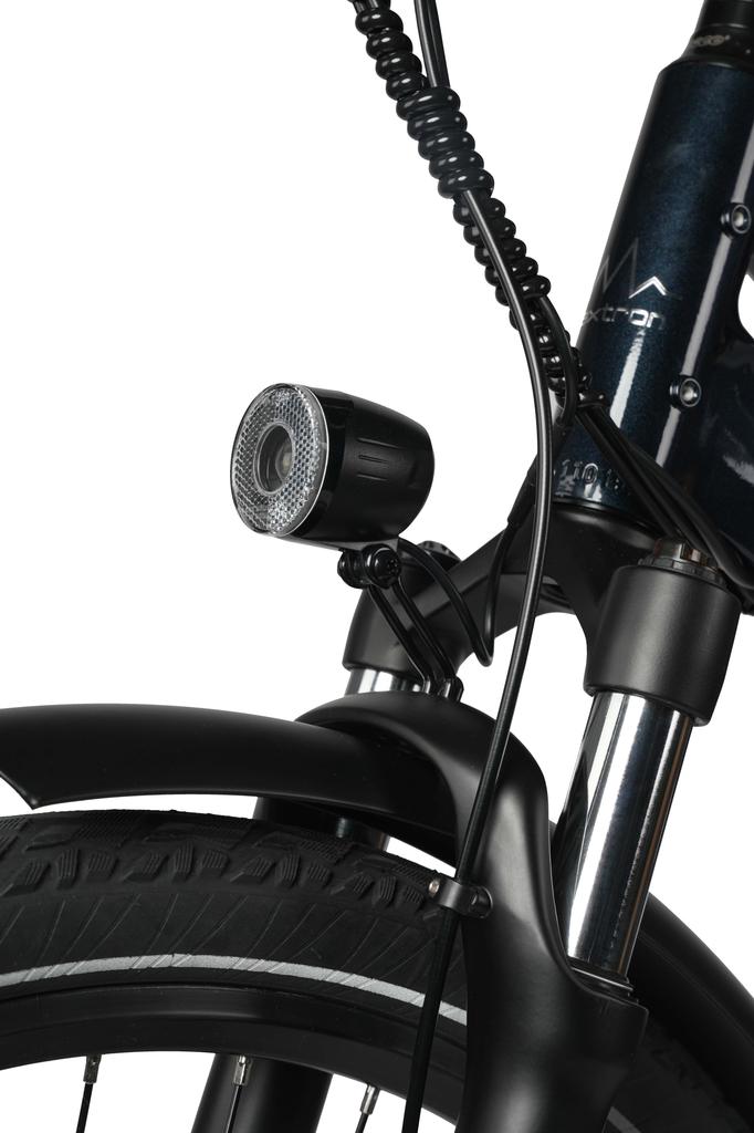 MAXTRON urban7 36V 12,8Ah Stads Elektrische Fiets, 27,5-inch wielen, 250W vermogen, met een maximaal bereik tot 60 km.