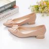 Scarpe Moda Donna Slip-on Pelle Casual Tacco Basso Eleganti Vacanza Promozione Sconto Vendita Stile Coreano Ingrosso Donna Scarpe a Punta