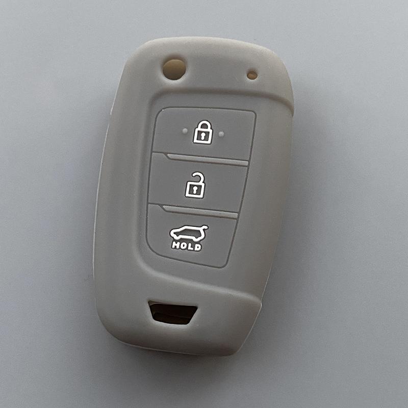 Silicone Car Key Cover Case Holder For Hyundai Tucnson nx4 Elantra Kona VENUE 2021 2022 Solaris 2017 Sonata Solarium Car Key