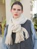 Fashion Warm Wool Scarf for Women Winter Design Solid Soft Neck Scarves Female High Quality Neckercheif Bandana Echarpe