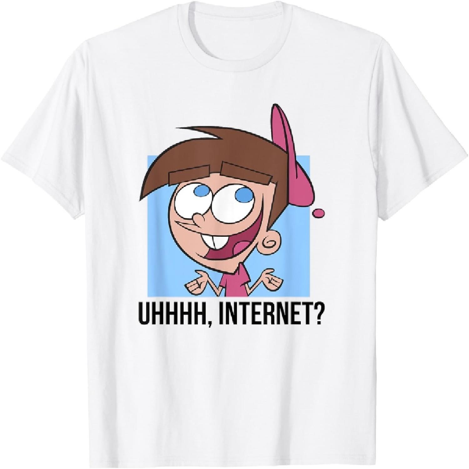 The Fairly OddParents Timmy Graphic Uhhhh, Internet_ T-Shirt S