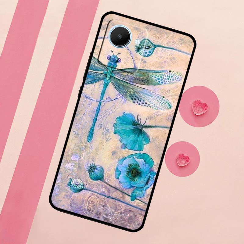 Dragonfly Pattern For Realme 15 10 11 12 13 14 Pro Plus C65 C67 C75 C63 C61 C55 C51 C53 C35 GT6 GT7 Pro Case