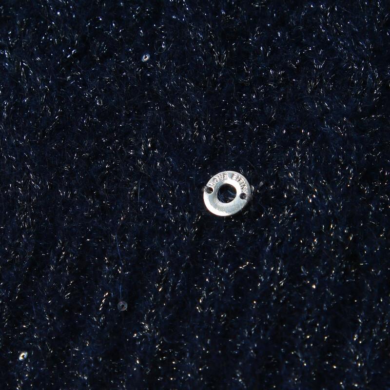 Eifini Women's V-Neck Shimmer Cashmere Blend Pullover Sweater