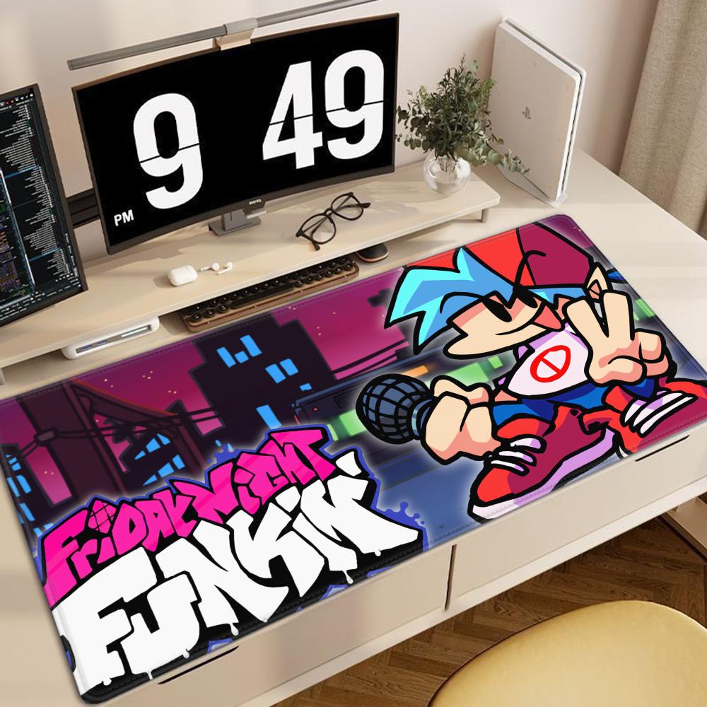 Large Mouse Pad XXL Gaming Accessories Office Gamer Keyboard Desk Mat Non-Slip Laptop Hot Games Friday Night Funkin FNF Mousepad