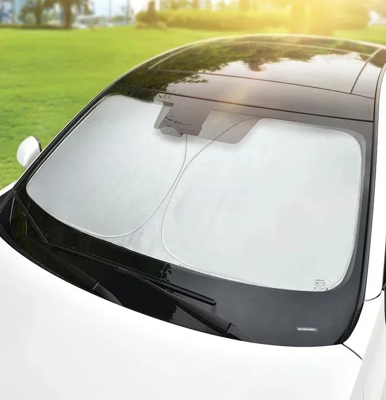 Car windshield sunshade reflective sun visor Interior products summer cooling suitable for small cars, SUVs, hatchbacks medium