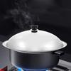 Stainless Steel Pot Lid 34Cm Anti-Scald Cover For Pots Pans Oil Splatter Guard Heat Resistant Cooking Tool Kitchen Gadget