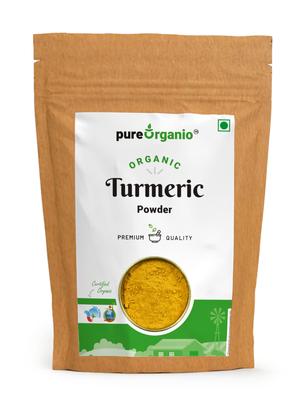 Ren Økologisk Gurkemeiepulver, Haldi Pulver Økologisk, Ideell for Spising, Drikking, Matlaging - Naturlig, Ferskt Gurkemeierotpulver Indisk Orga