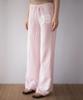 ROSEFRANTZ Patchwork Bootcut Sweatpants [Pink]